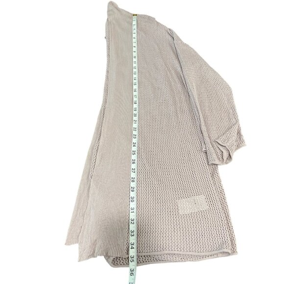 Bitte Kai Rand Open Knit Cardigan Long Women’s Size L/XL Lavender - Picture 6 of 7
